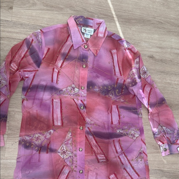 Maggie Sweet Pink and Purple Women's Dress - Picture 3 of 6